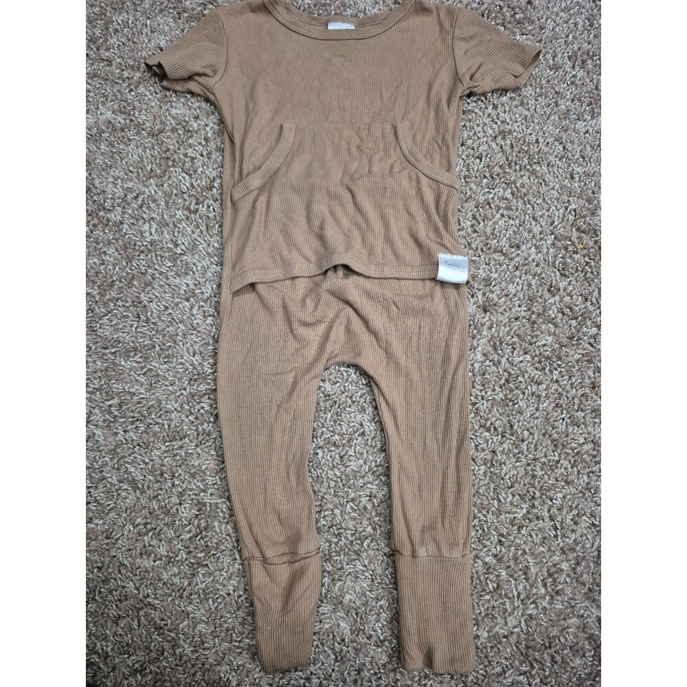 Ready set romper size 6-12M  - tan